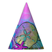 Zeelui en zeeluiken Roze Sparkly Party Feesthoedjes (Links)