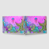 Zeelui en zeeluiken Roze Sparkly Party Gastenboek (Volledig)