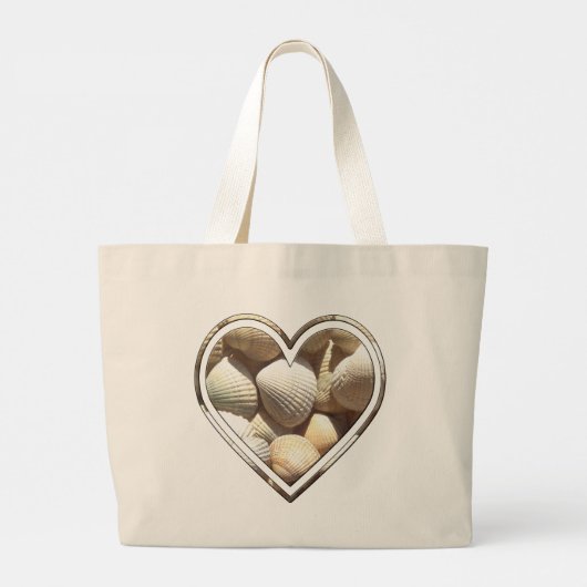 Zeeluilen Zomer Ziekenstrand Grote Tote Bag (Achterkant)