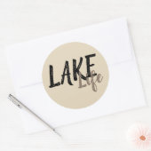 zeemaand | ronde sticker (Envelop)