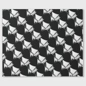 zeemaassilhouetdruk cadeaupapier (Vlak)