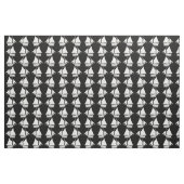 zeemaassilhouetdruk stof (Fat Quarter)