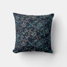  zeemacht blauw elegant Dainty Floral Pattern