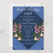 Zeemacht - Blauwe getextureerde en roze druppelpoe Kaart (Voorkant)