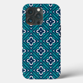 Zeemacht, Blauwgroen en witte Floral Case-Mate iPhone Case