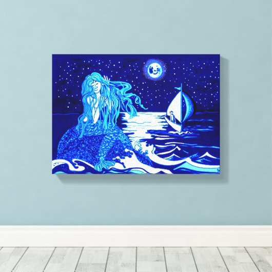 Zeemacht Canvas Afdruk (Insitu (Houten vloer))