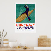 Zeemacht, dienst voor de bestrijding van Mannen (U Poster (Keuken)