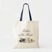 Zeemacht en bloesbloem Moeder van de Bride Tote Bag (Voorkant)