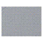 Zeemacht en geel mediterrane Tegel Tafelkleed (Voorkant (Horizontaal))