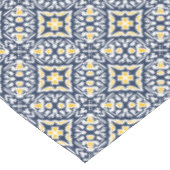 Zeemacht en geel mediterrane Tegel Tafelkleed (Gekanteld)