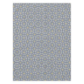 Zeemacht en geel mediterrane Tegel Tafelkleed (Voorkant)