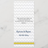 Zeemacht en geelstaarten menu (Achterkant)