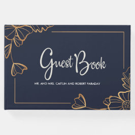 Zeemacht en gouden bloem gastenboek