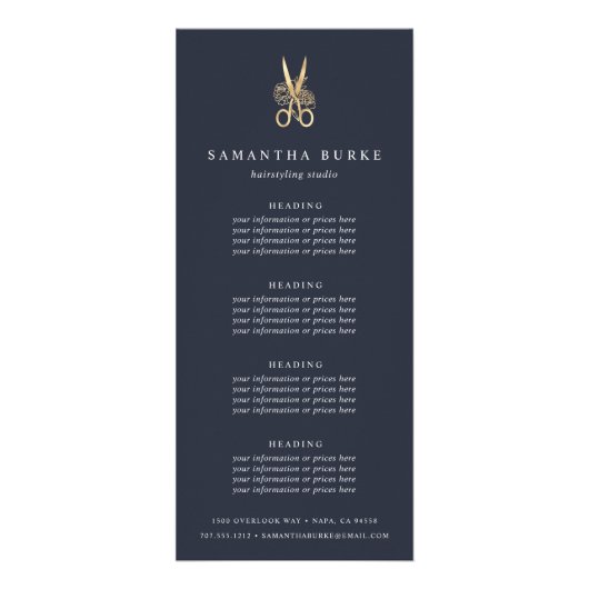 Zeemacht en goudschaar | Saloneprijzen of -dienste Reclamekaart (Voorkant)