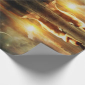 Zeemacht en oceaan cadeaupapier (Hoek)