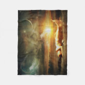 Zeemacht en oceaan fleece deken (Voorkant)