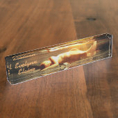 Zeemacht en oceaan naambordje (Zijkant)