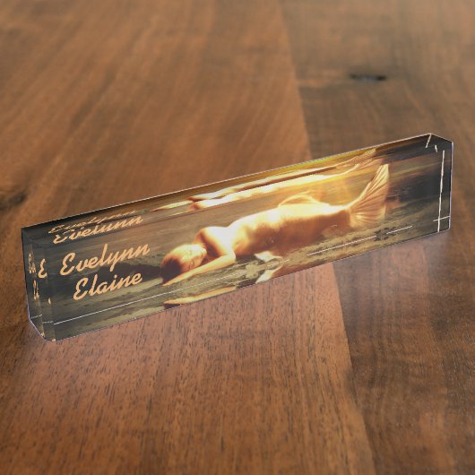 Zeemacht en oceaan naambordje (Zijkant)