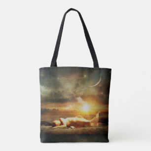 Zeemacht en oceaan tote bag