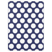 Zeemacht en Oranje groene Big Polka Dots monogramm Klembord (Achterkant)