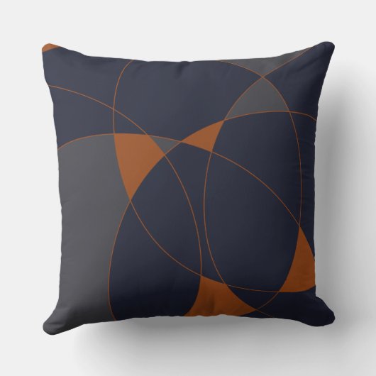 Zeemacht en roest abstract C Kussen (Achterkant)