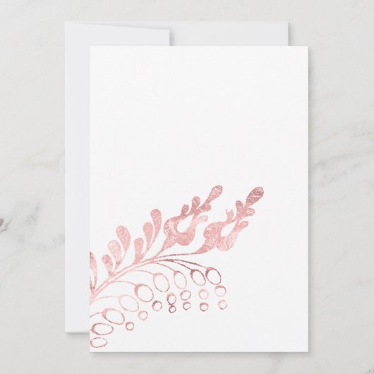 Zeemacht en roze met zilvervlies kaart (Achterkant)