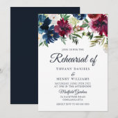 Zeemacht en vlinderbloemige Waterverf Kaart (Voorkant / Achterkant)