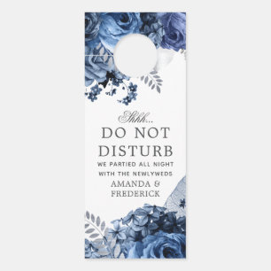 Zeemacht en wit met een zilver-bruinbruin deurhanger