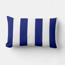 Zeemacht en witte bolvormige strepen kussen