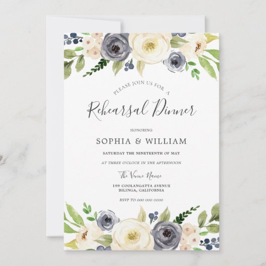 Zeemacht en witte champagne kaart (Voorkant)