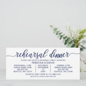 Zeemacht en witte kalligrafie kaart (Staand voorkant)