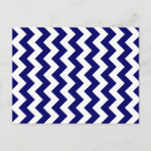 Zeemacht en witte zigzag briefkaart (Voorkant)