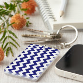 Zeemacht en witte zigzag sleutelhanger (Voorkant Rechts)
