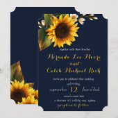 Zeemacht en zonnebloem kaart (Voorkant / Achterkant)