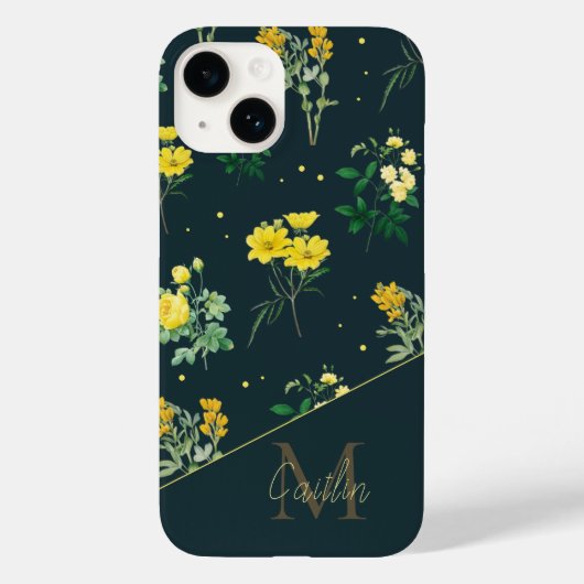 zeemacht - gepersonaliseerd monogram - patroon Case-Mate iPhone case (Achterkant)