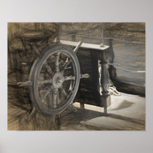 zeemacht in de Noordzee Poster