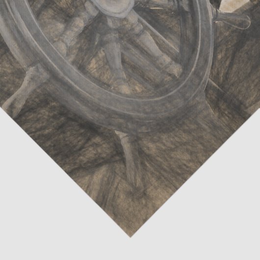  zeemacht in de Noordzee Tissuepapier (Detail)