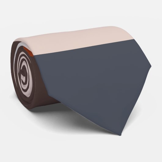 Zeemacht & Rust VIII Abstract Stropdas (Opgerold)