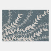 Zeemacht uit de middeleeuwen Blauwe Geometrische B Inpakpapier Vel (Voorkant)