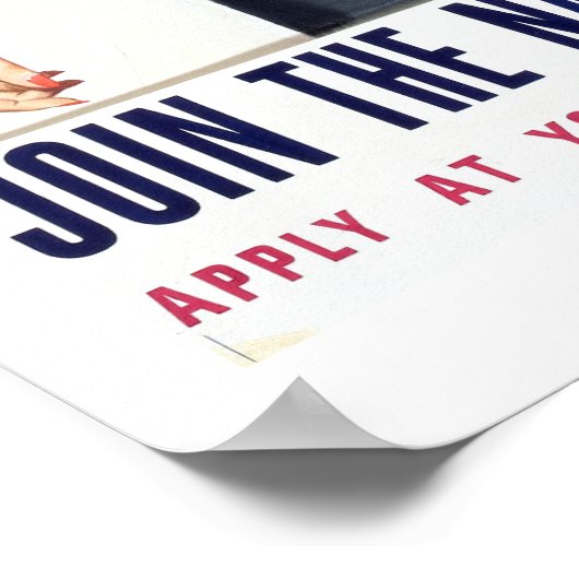  zeemacht verpleegkorps Tweede Wereldoorlog Poster (Hoek)