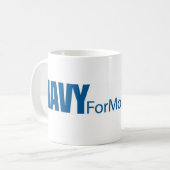 Zeemacht voor MOM-mok Koffiemok (Voorkant links)