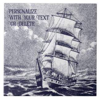  zeemacht voor zeescheepvaart tegeltje