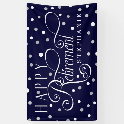 Zeemacht, zilver, wit, modern spandoek (Verticaal)