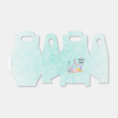 Zeemachtigen en kwallen onder de Waterverf van de Bedankdoosjes (Uitgevouwen)