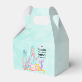 Zeemachtigen en kwallen onder de Waterverf van de  Bedankdoosjes