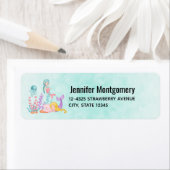 Zeemachtigen en kwallen onder de Waterverf van de  Etiket (Insitu)