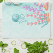 Zeemachtigen en kwallen onder de Waterverf van de  Theedoek (Gevouwen)