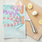 Zeemachtigen en kwallen onder de Waterverf van de  Theedoek (Quarter Fold)