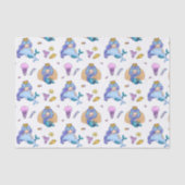 Zeemachtigen en kwallen tissuepapier (Voorkant)