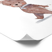 Zeeman Beer Kinderkamer Muur Kunst Poster (Hoek)